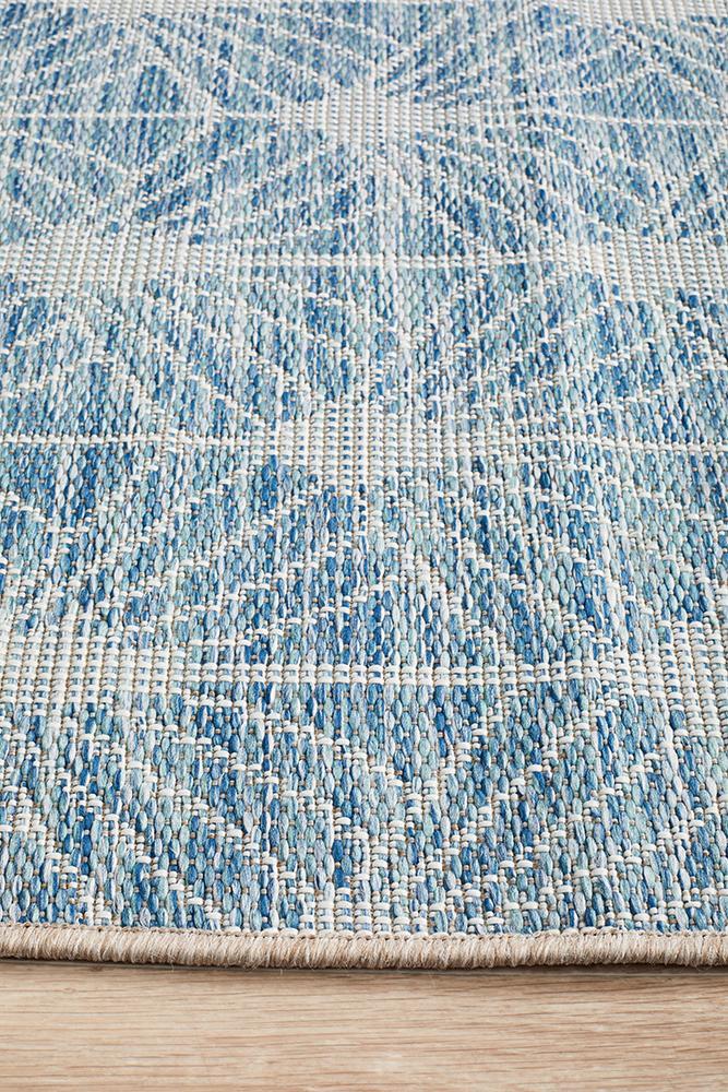 Terrazza Cobalt Blue Runner Rug