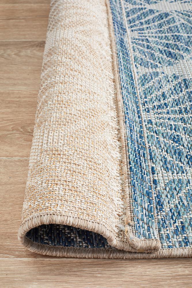 Terrazza Cobalt Blue Runner Rug