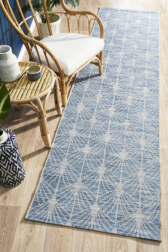 Terrazza Cobalt Blue Runner Rug