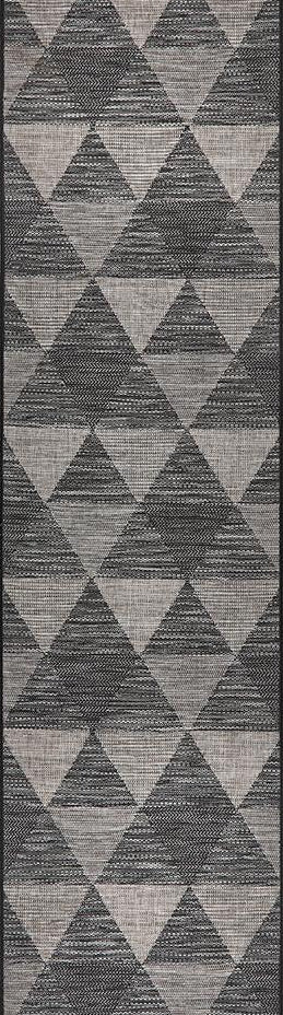 Terrazza Ink Brown Runner Rug
