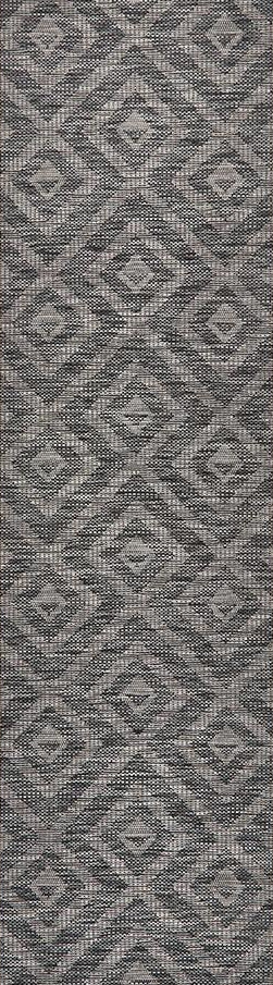 Terrazza Black Runner Rug