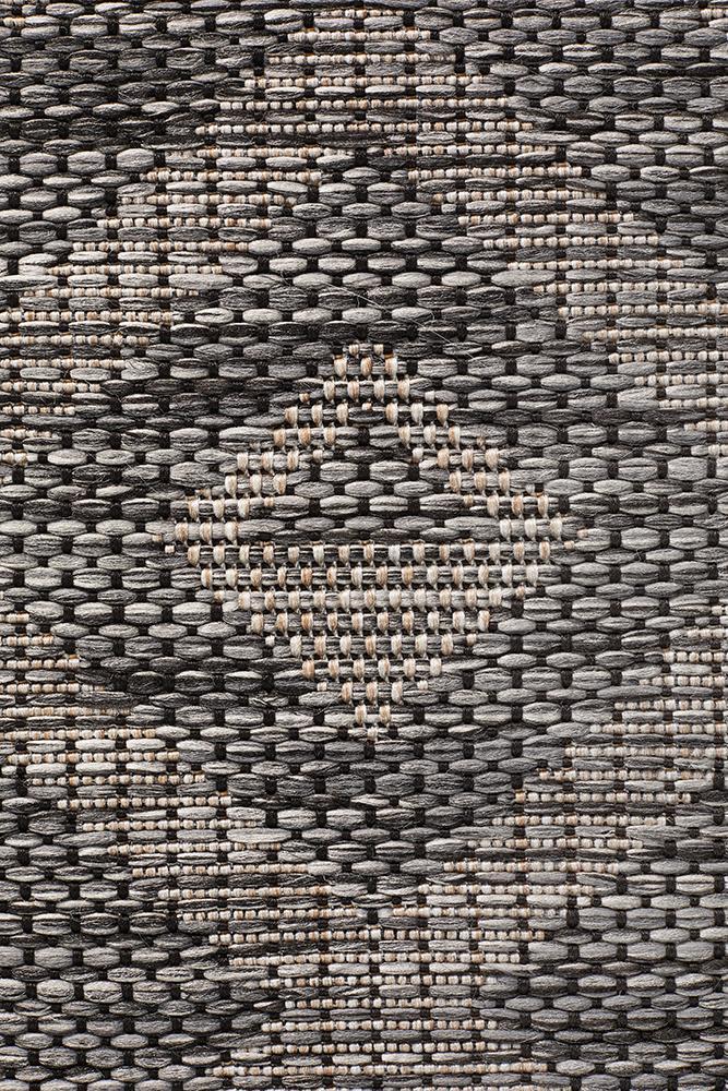 Terrazza Black Runner Rug