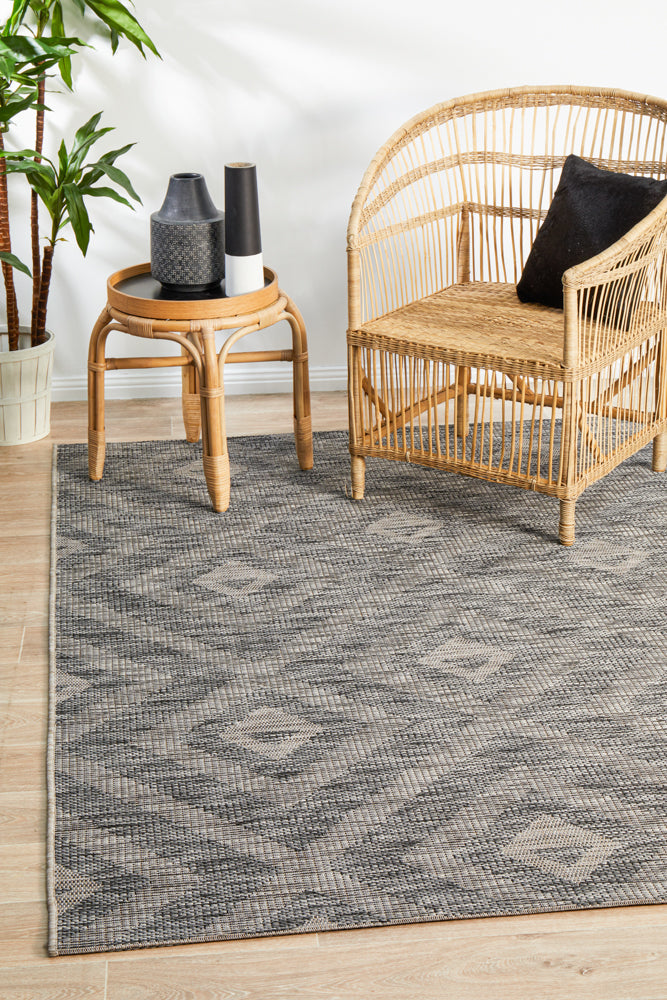 Terrazza Jet Brown Rug