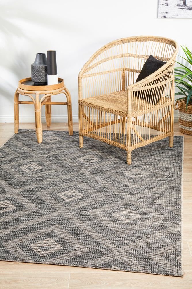 Terrazza Jet Brown Rug