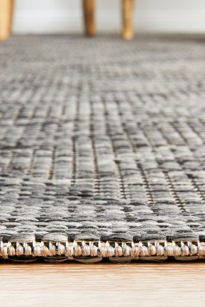 Terrazza Jet Brown Rug