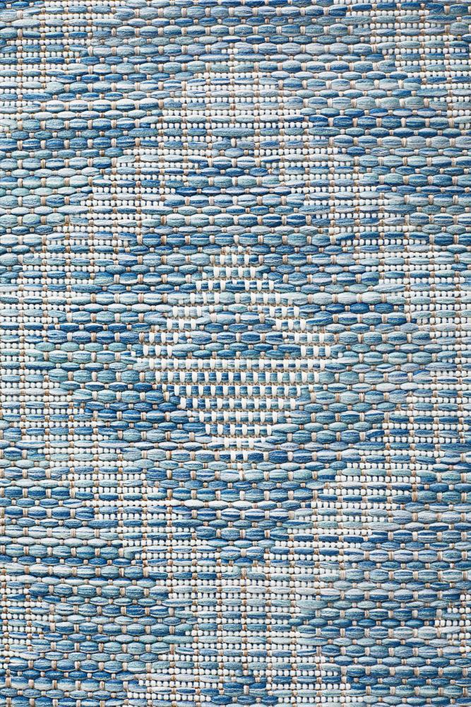 Terrazza Indigo Blue Runner Rug