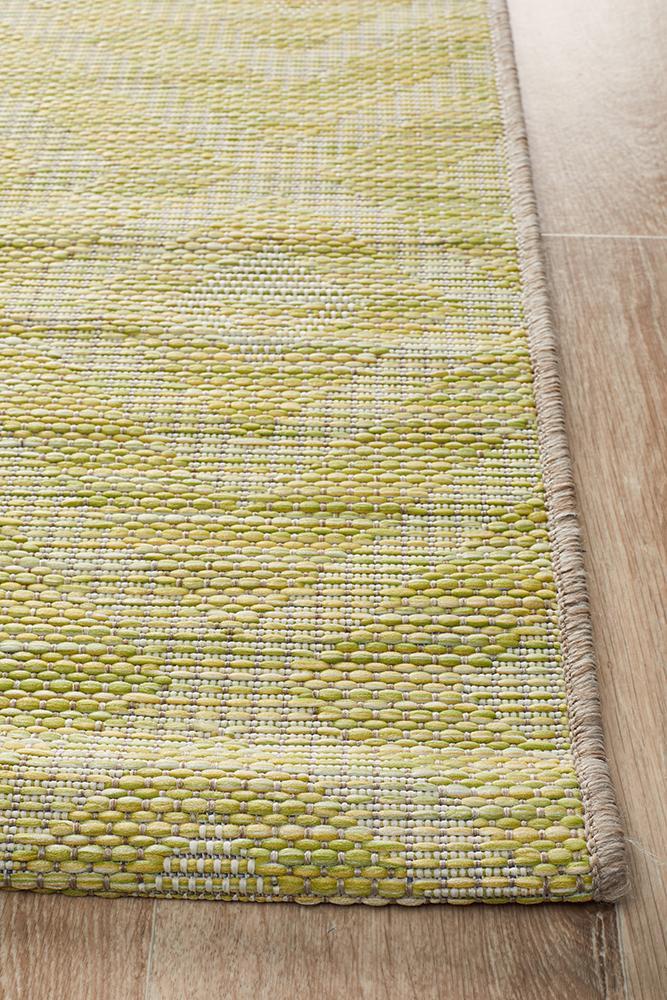 Terrazza Green Runner Rug
