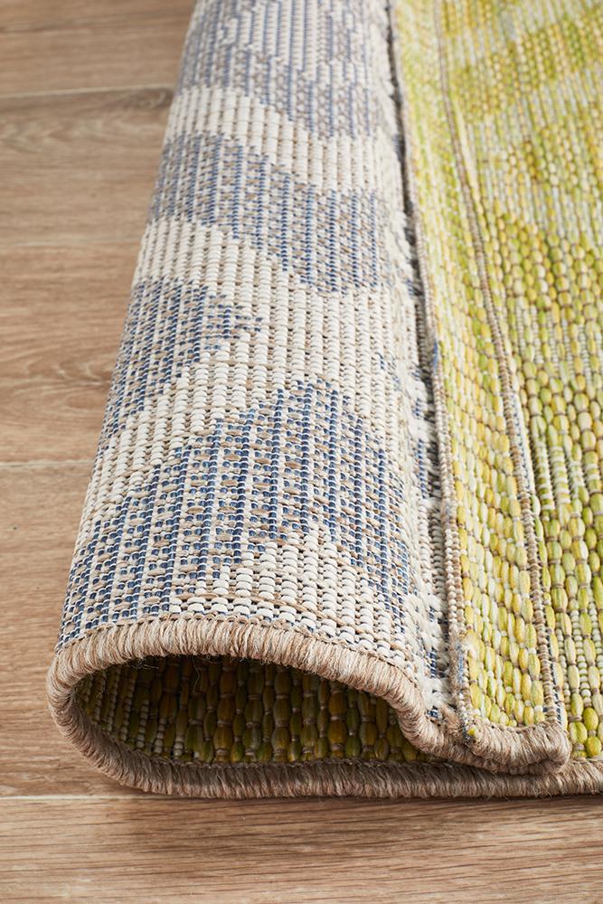 Terrazza Green Runner Rug