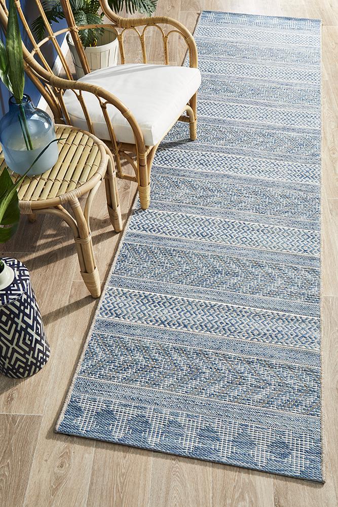 Terrazza Blue Runner Rug