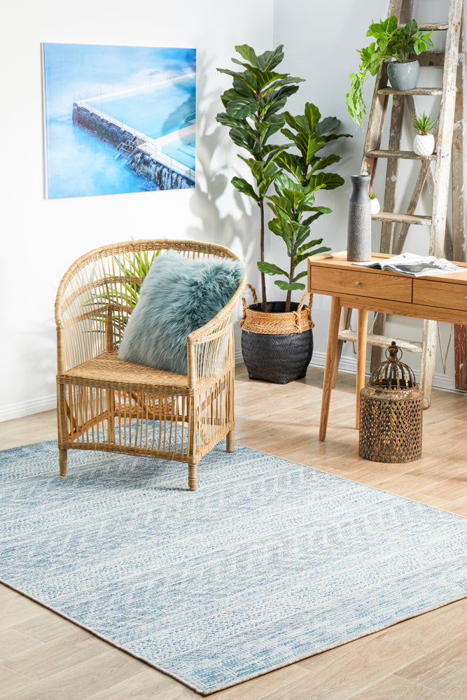 Terrazza Azure Blue Rug