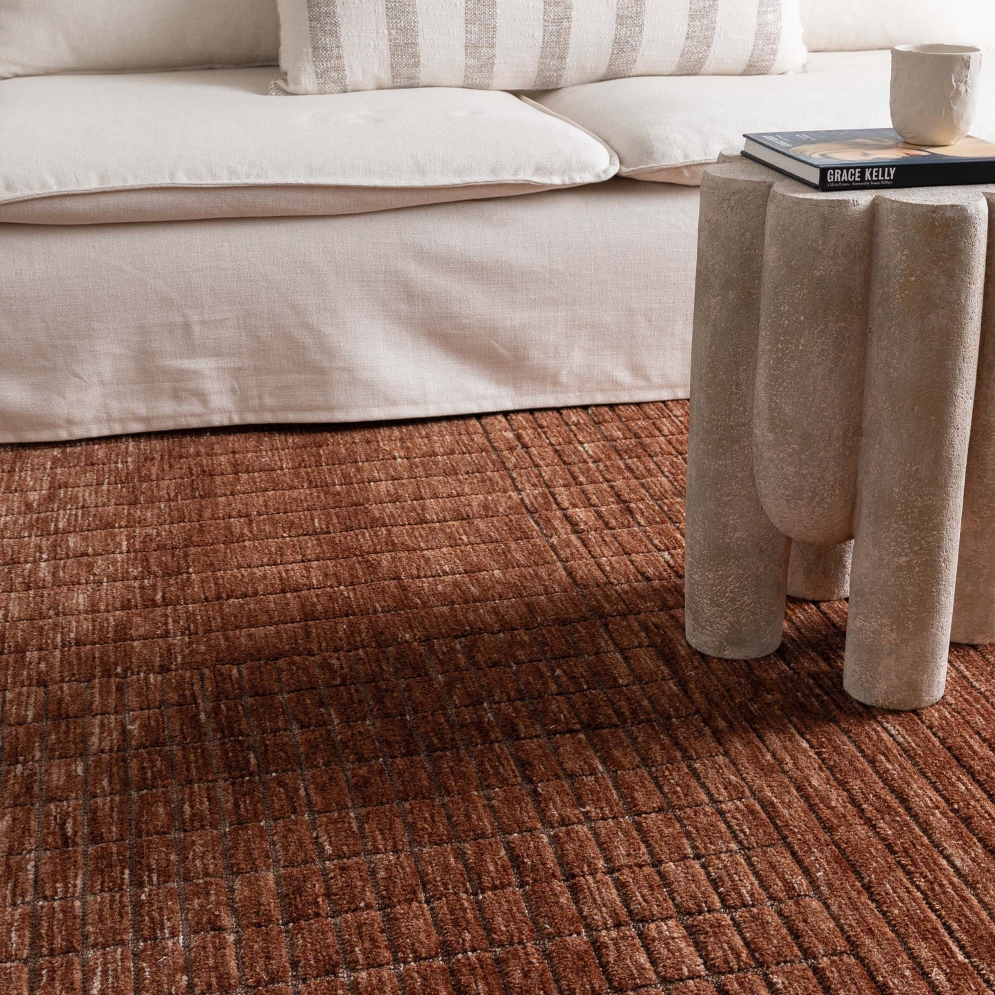Dune Modern Rust Rug