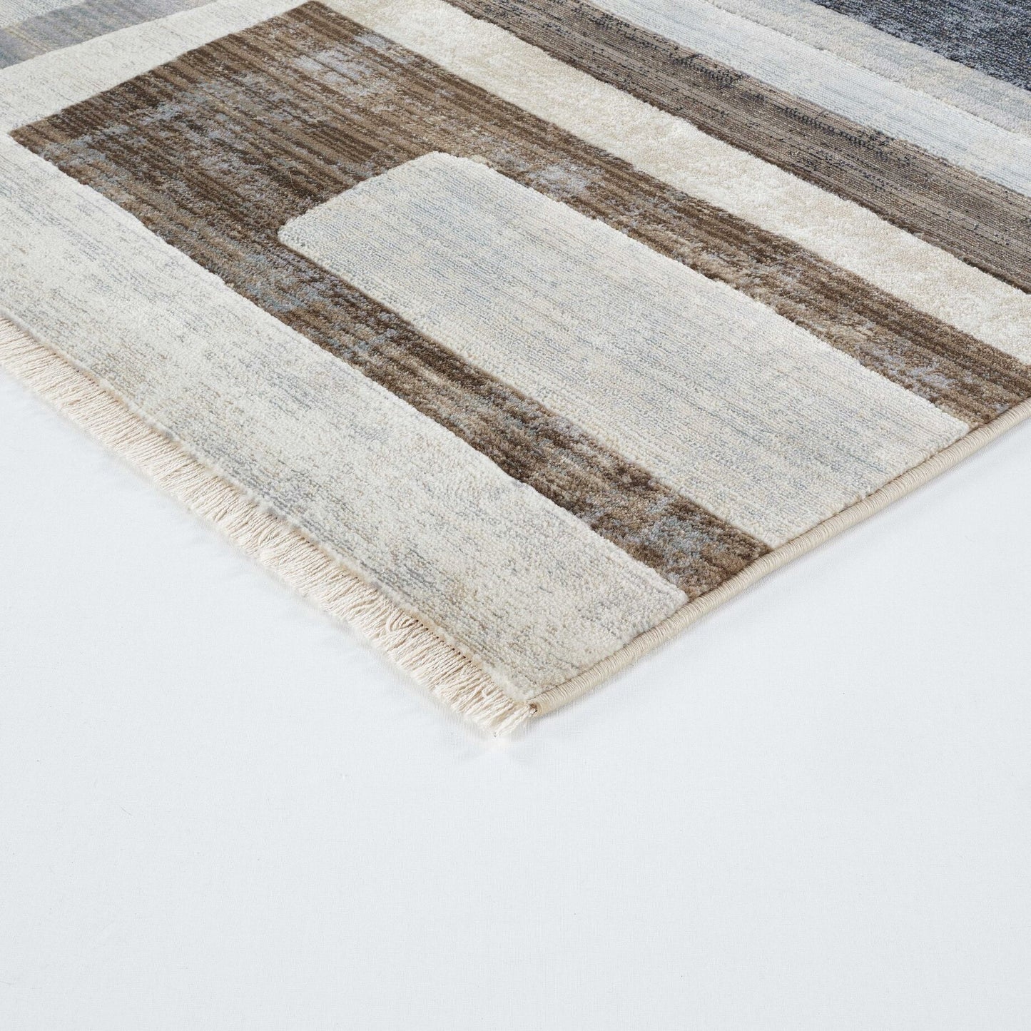 Tova Brown Black Rug