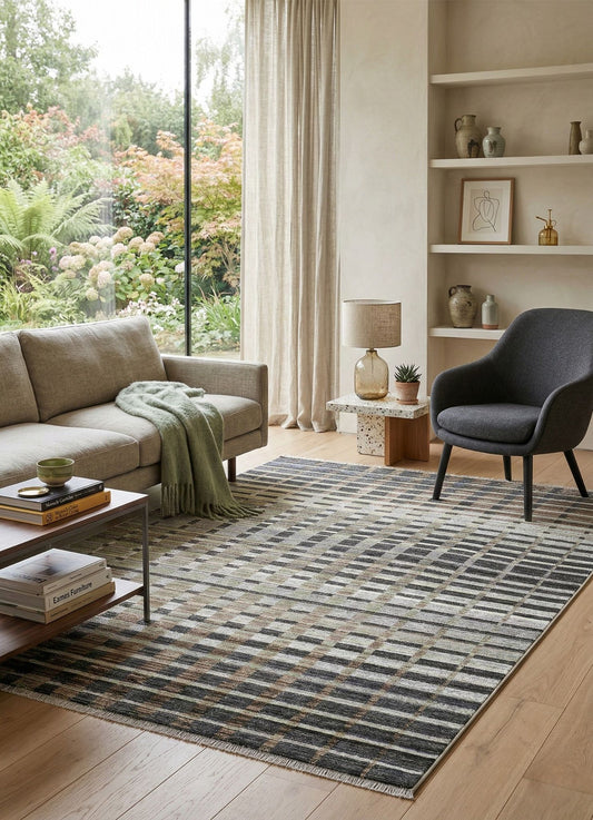 Tova Multi Checkered Rug