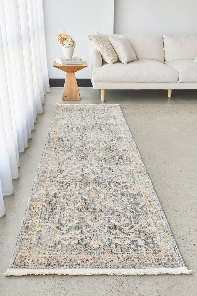 Talvera Blue Runner Rug