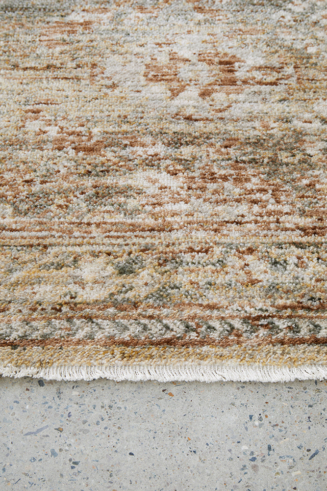 Talvera Brown & Green Rug