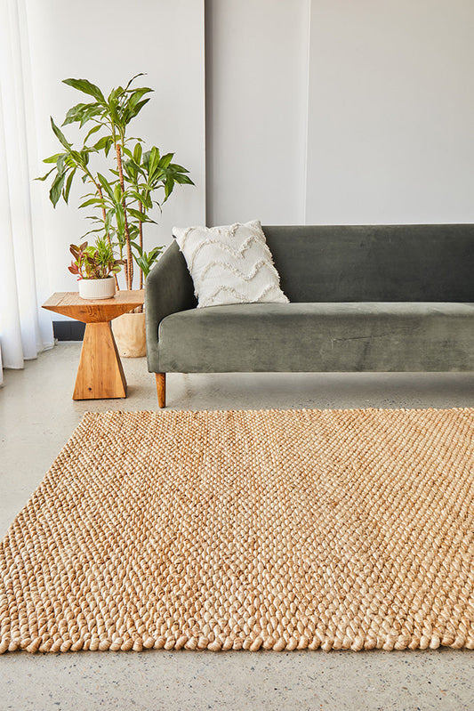 Tessella Beige Jute Rug