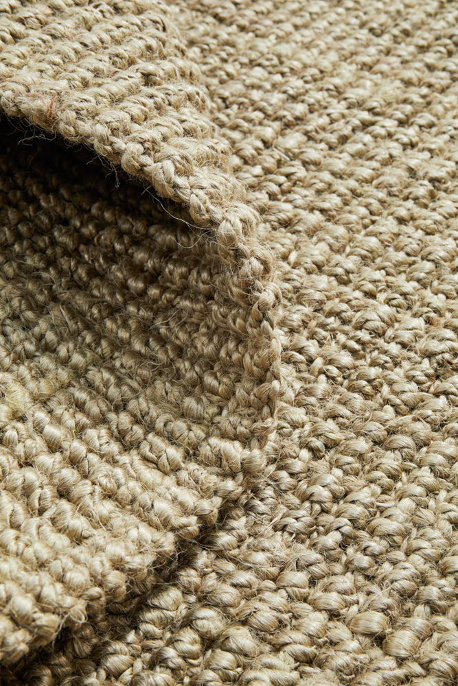Tessura 7 Natural Beige Jute & Cotton Rug