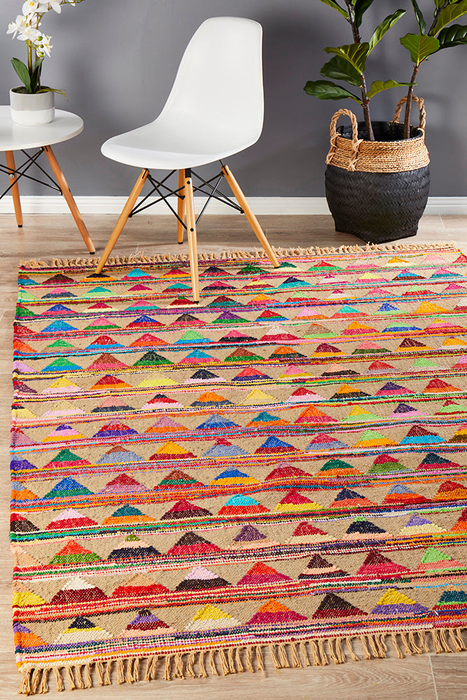 Tessura Natural Multi Jute & Cotton Rug