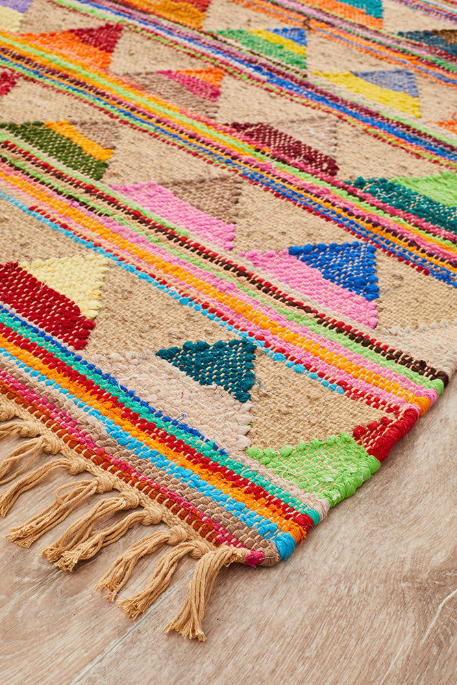 Tessura Natural Multi Jute & Cotton Rug