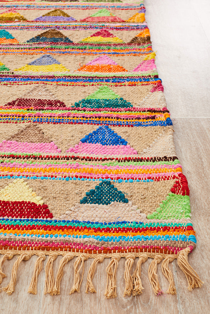 Tessura Natural Multi Jute & Cotton Rug