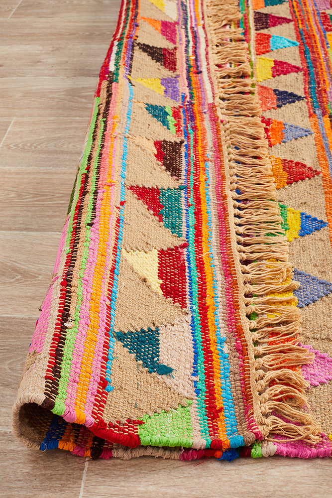 Tessura Natural Multi Jute & Cotton Rug
