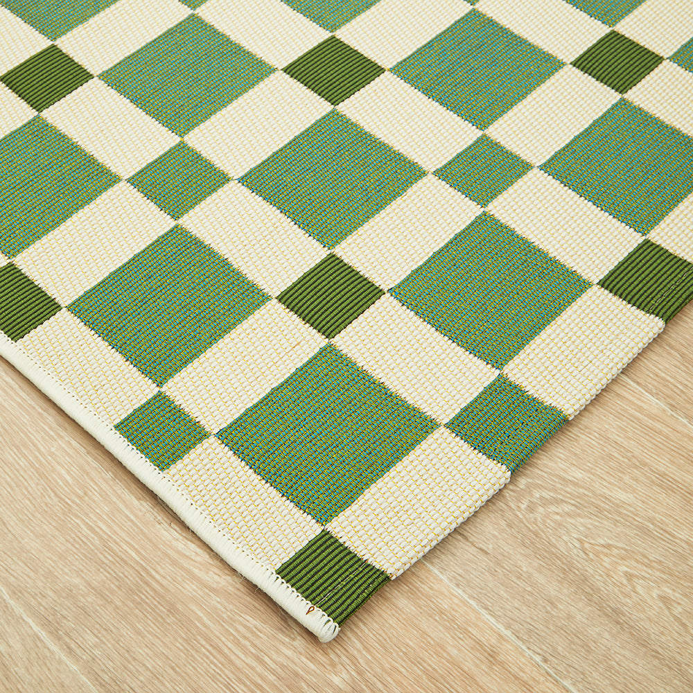 Tramella Celadon Green Runner Rug