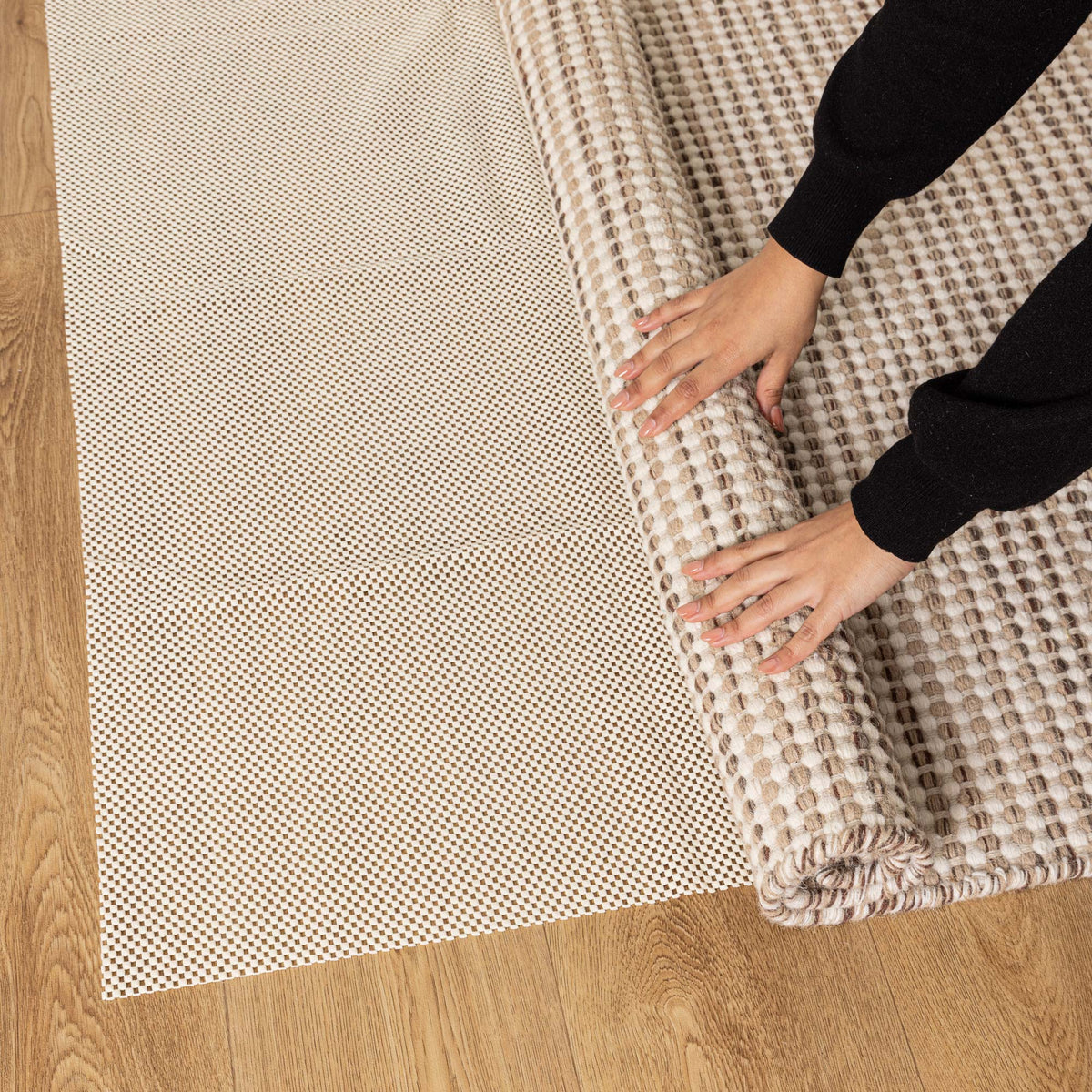 Non-Slip Rug Underlay for Hard Floors