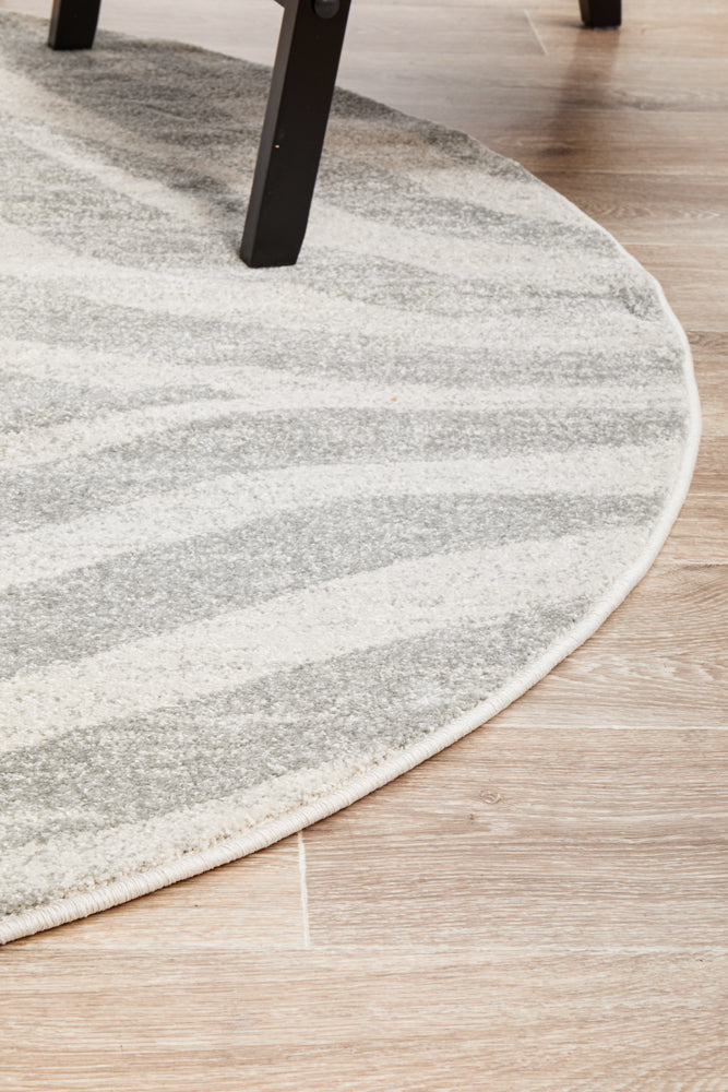 Umbra Silver Round Rug