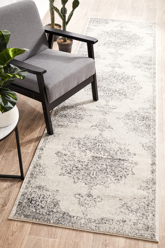 Umbra Silver Transitional Runner Rug