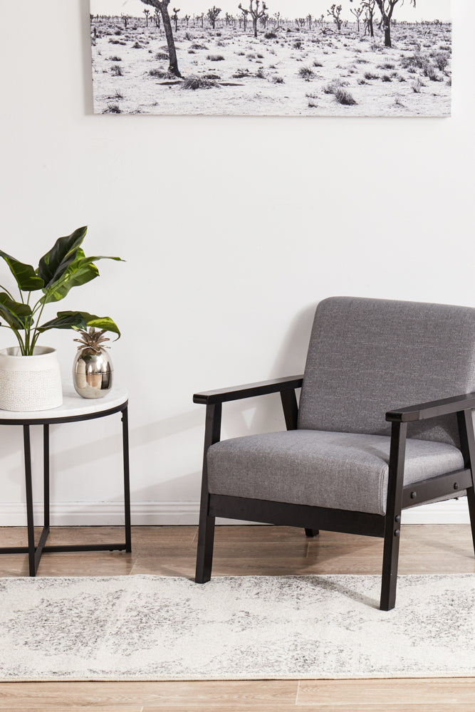 Umbra Silver Transitional Runner Rug
