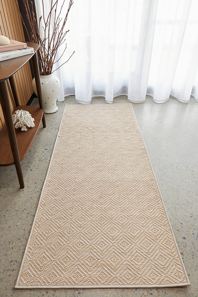Verano Straw Beige Runner Rug