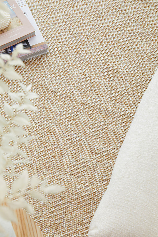Verano Straw Beige Runner Rug