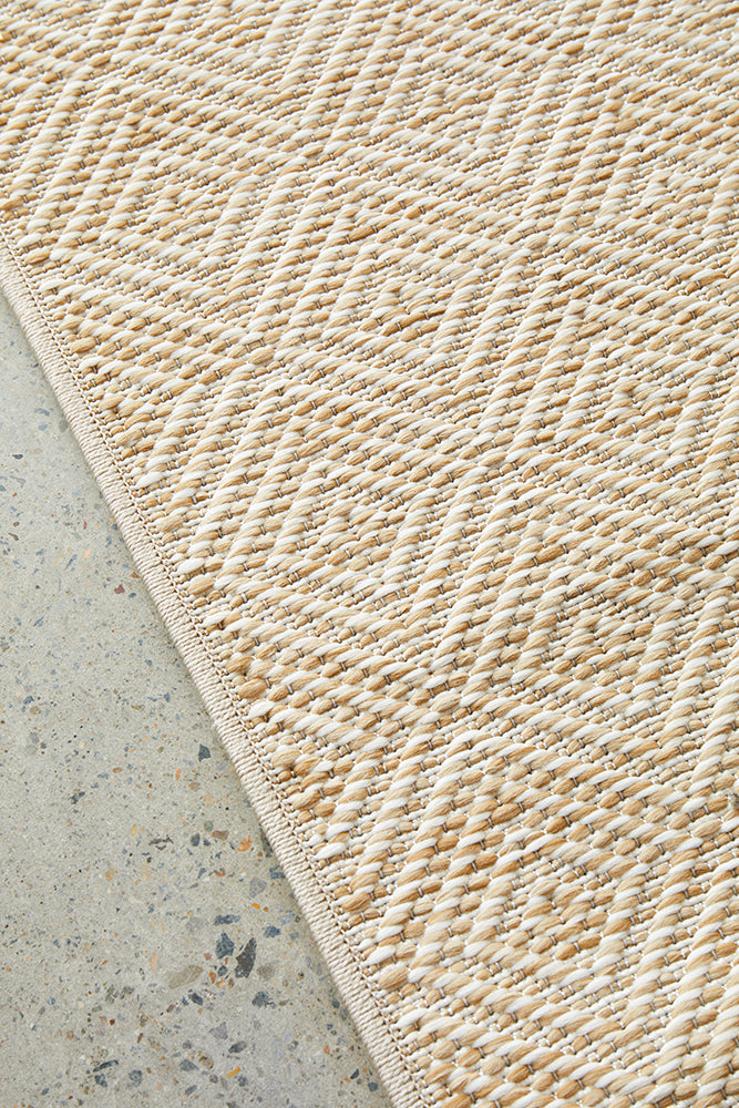 Verano Straw Beige Runner Rug