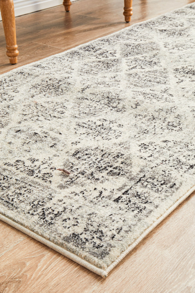 Vestra Grey Runner Rug