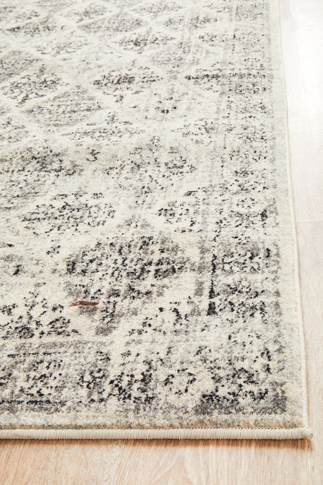 Vestra Grey Runner Rug