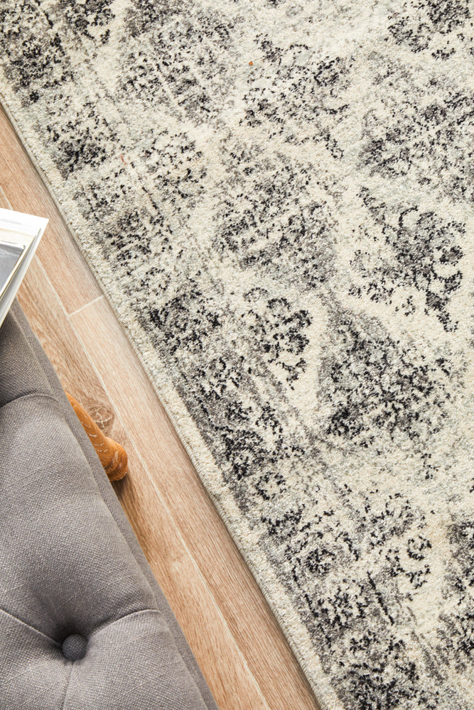 Vestra Grey Runner Rug