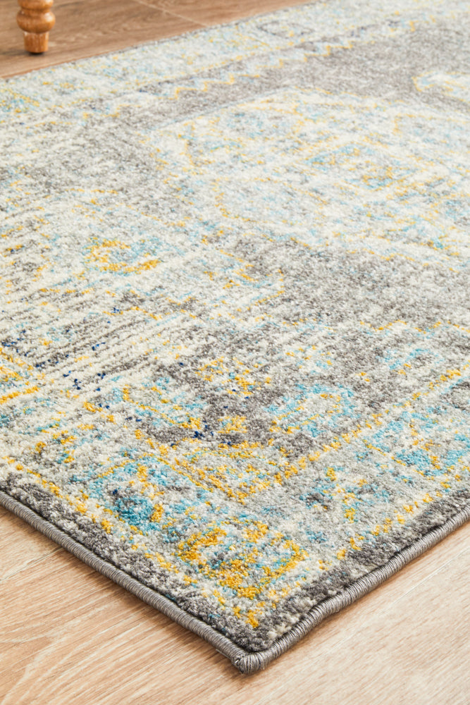 Vestra Grey Transitional Runner Rug