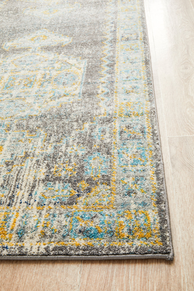 Vestra Grey Transitional Runner Rug