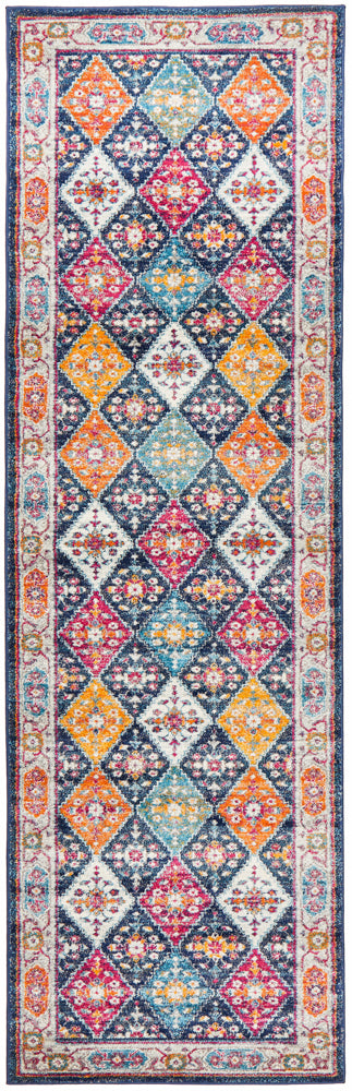 Vestra Navy Traditional Rug