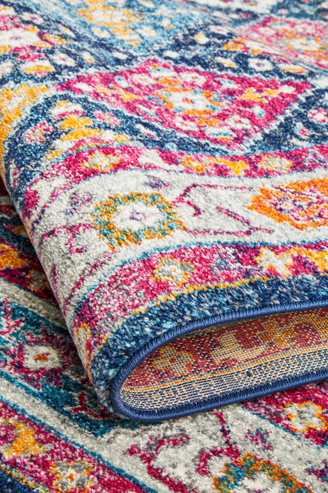 Vestra Navy Traditional Rug