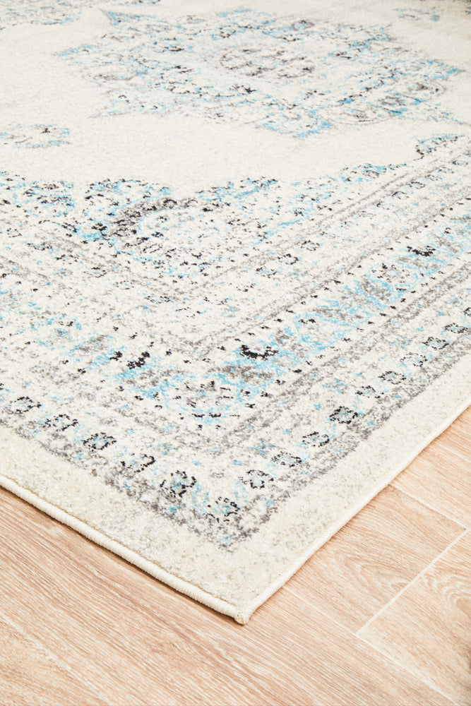 Vestra White Transitional Rug