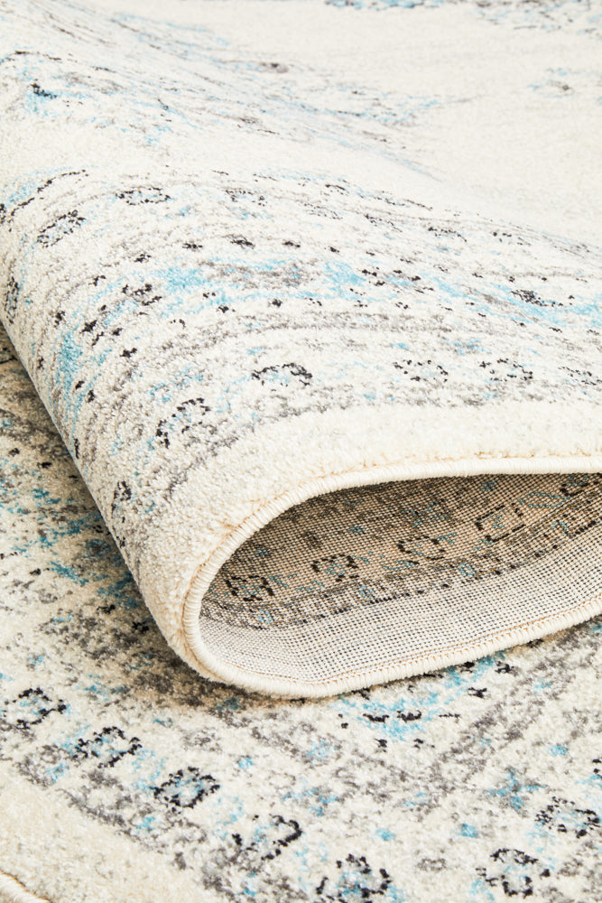Vestra White Transitional Rug