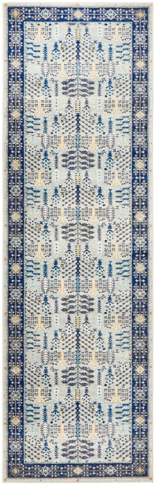 Vestra Grey & Blue Rug