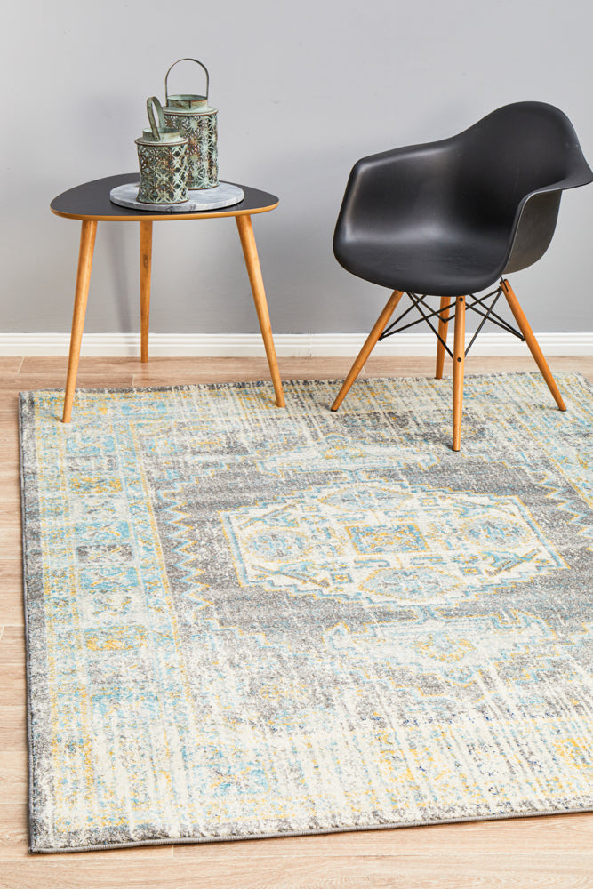 Vestra Grey Transitional Rug