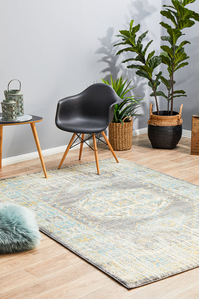 Vestra Grey Transitional Rug