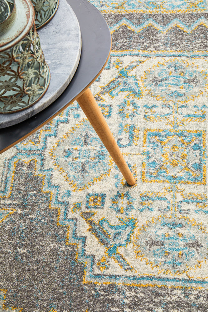 Vestra Grey Transitional Rug
