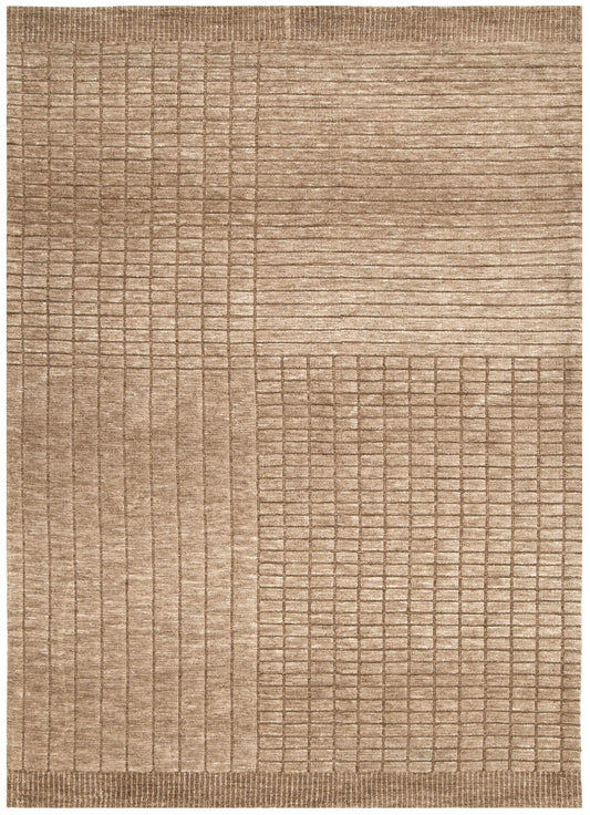 Dune Modern Brown Rug — polyester rug, contemporary, designer, Haus & Harbour
