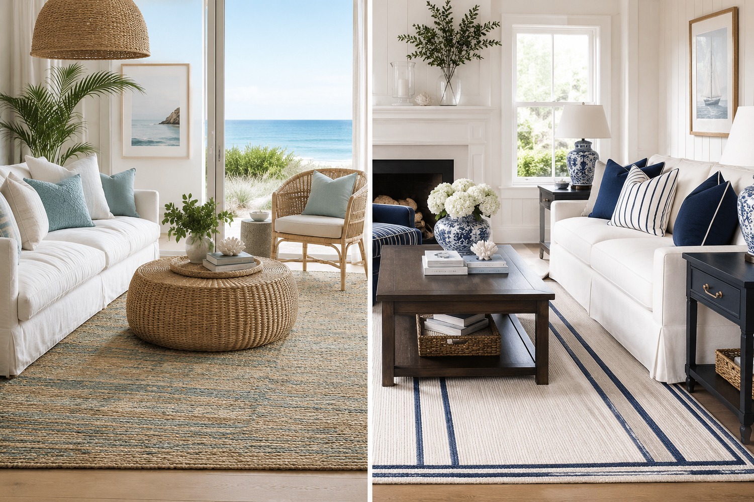 Coastal vs Hamptons Style Rugs: What's the Difference?