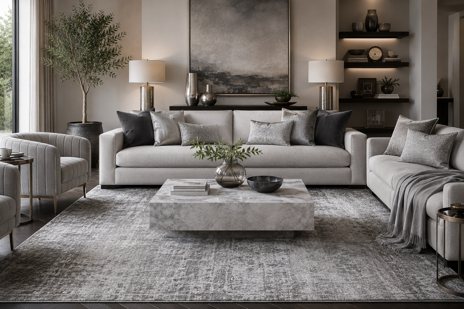 Silver Rugs for Living Room The Ultimate Style Upgrade You Didn't Know You Needed