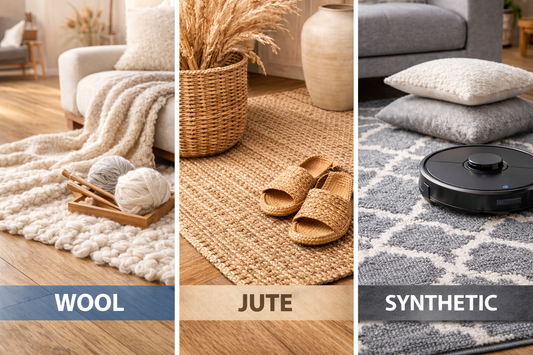 Wool vs Jute vs Synthetic Rugs